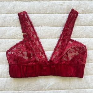 Stella McCartney Burgundy Bralette